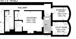 3 bedroom flat for Sale